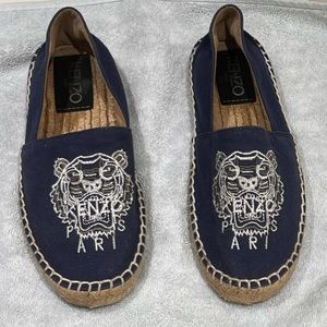 Kenzo Embroidered Accent Espadrilles